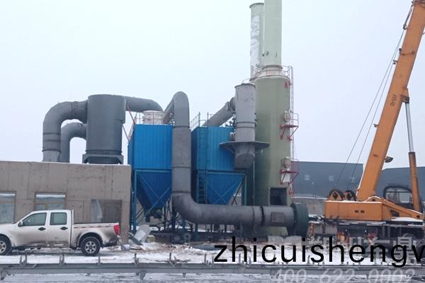 鼕季(ji)煤(mei)泥烘榦(gan)機現場(chang)