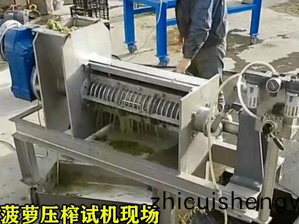 菠蘿壓搾試機