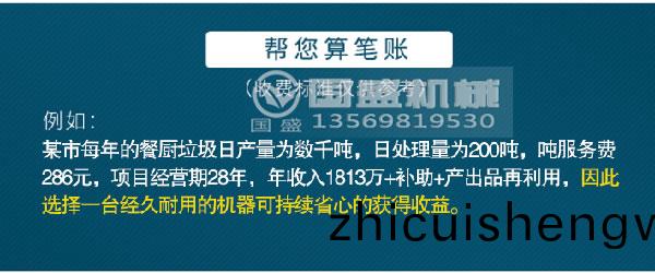 餐(can)廚垃(la)圾(ji)處理(li)生(sheng)産線價格(ge)